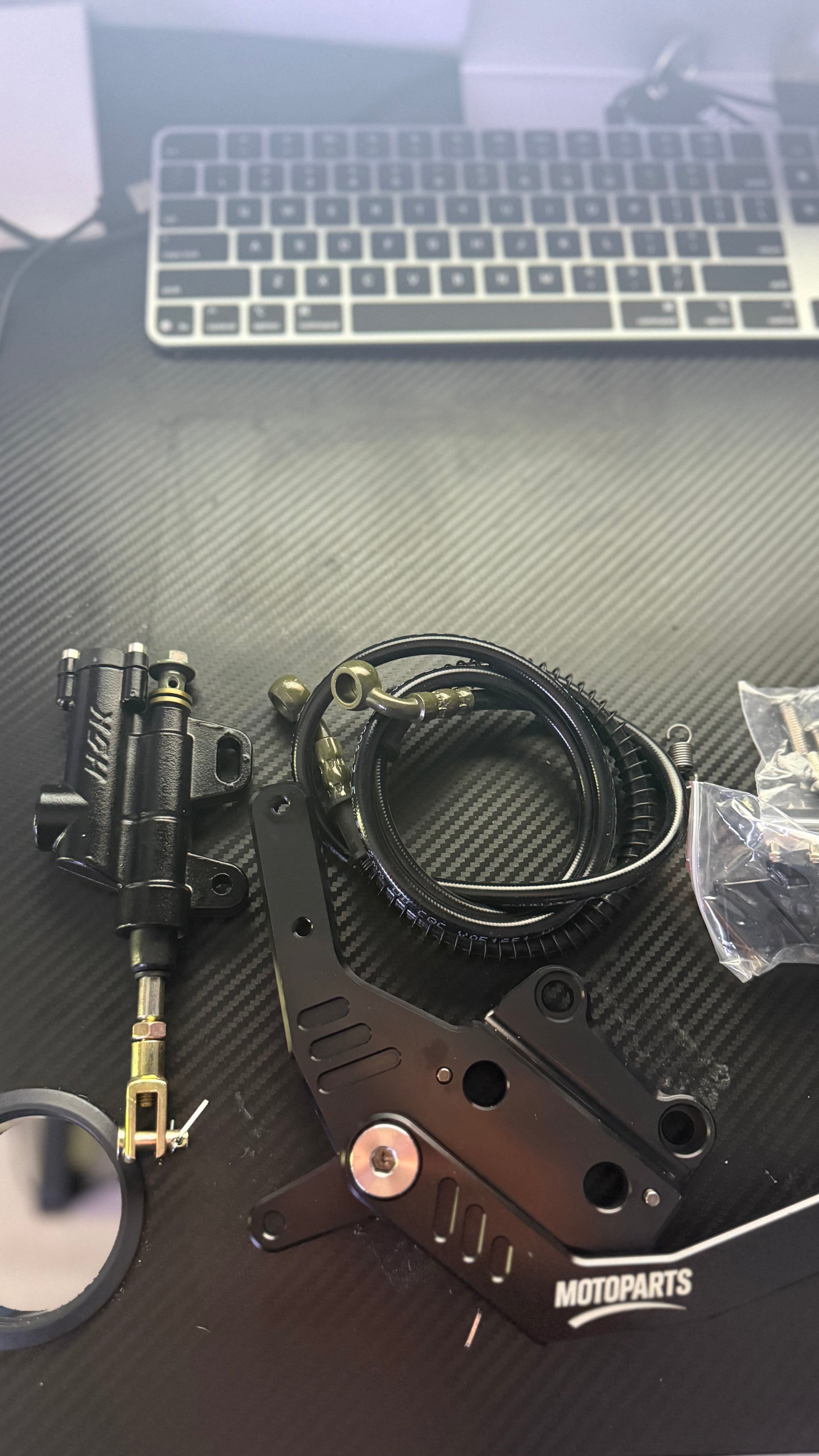 MOTO handbrake & footbrake kit