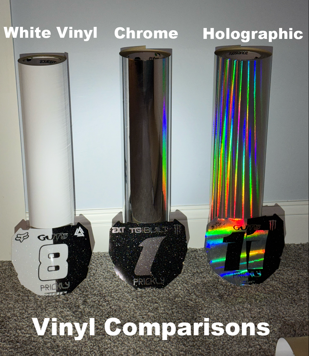 Predesigned Motocuts Plate Decal